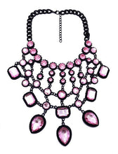 Load image into Gallery viewer, Sheba Geometric Rhinestone Necklaces