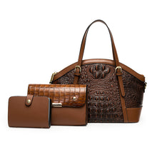 Load image into Gallery viewer, Retro crocodile Tote Handbag