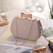 Load image into Gallery viewer, Diamond-Studded Mesh Evening Bag
