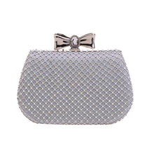 Load image into Gallery viewer, Diamond-Studded Mesh Evening Bag
