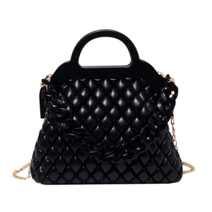 Diamond Thick Chain One Shoulder Messenger Bag