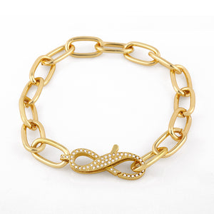 Hip Hop Style Diamond Cuban Bracelet