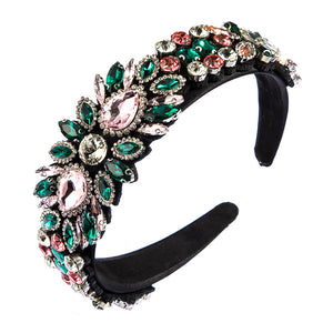 Flower Accessories Super Flash Fabric Wide Headband