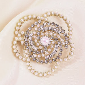 Camellia Pearl Brooch