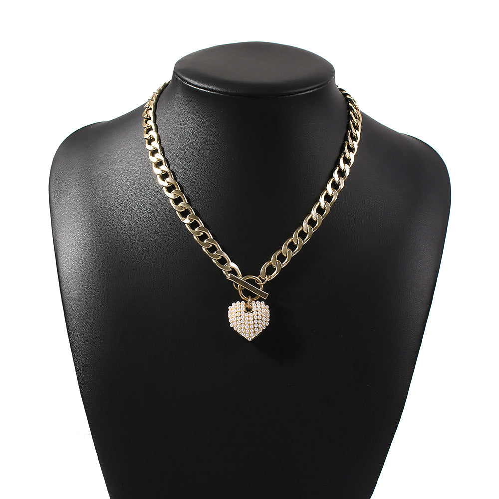 Pearl Heart-shape Necklace